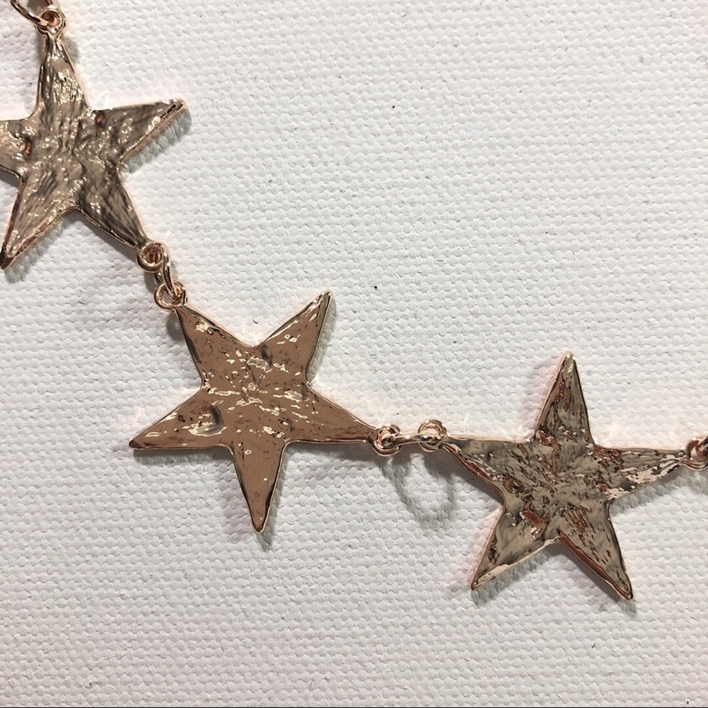 Amrita Singh Star Girl Necklace Rose Gold Tone - Picture 3 of 8